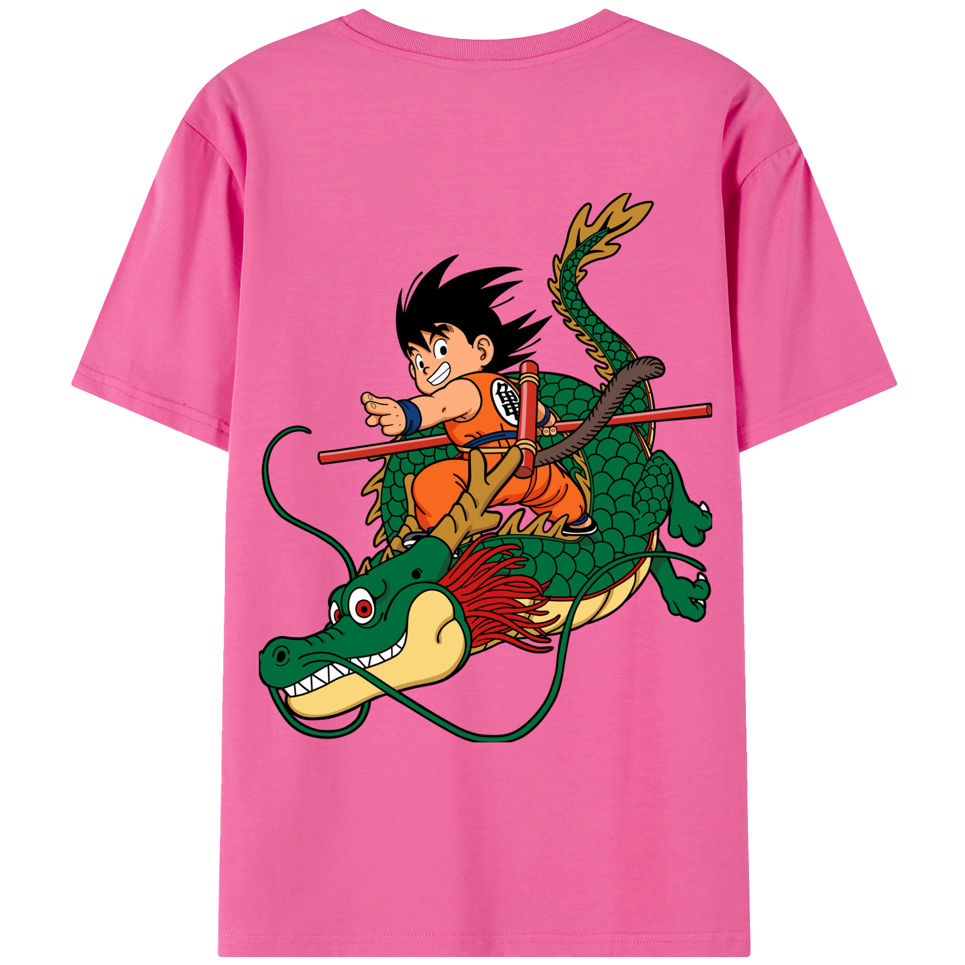 （画像用） ドラゴンボール 孫悟空（そん ごくう）Son Goku カカロット DRAGON BALL Kakarotto レディース半袖Tシャツ(バックプリント)